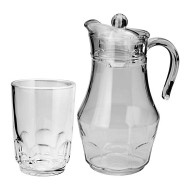 Jogo de Jarra 1,8 Litros com 6 Copos 265ml Roc